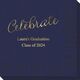Expressive Script Celebrate Napkins Image 4 of 5